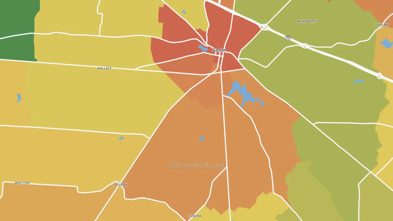 75103, TX Map of Drug-Related Crime Rates