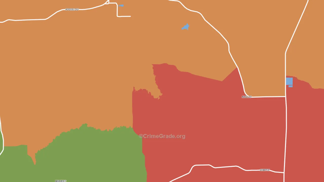 75412, TX Map of Drug-Related Crime Rates