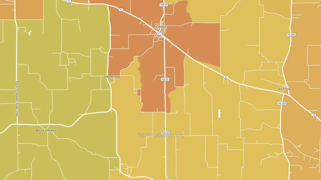 75431, TX Map of Drug-Related Crime Rates