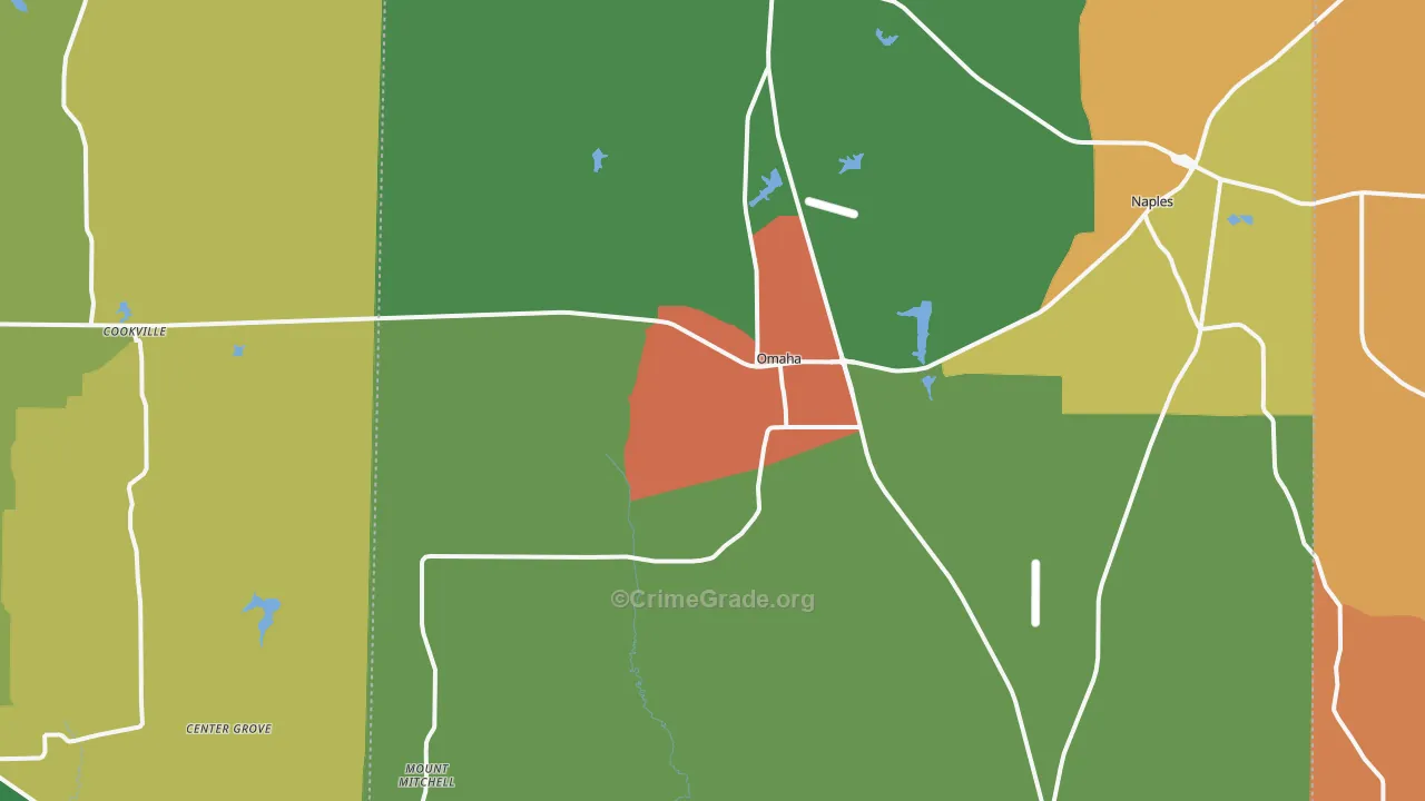 75571, TX Map of Drug-Related Crime Rates