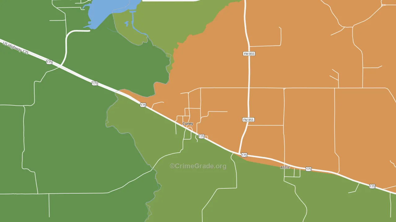 75759, TX Map of Drug-Related Crime Rates
