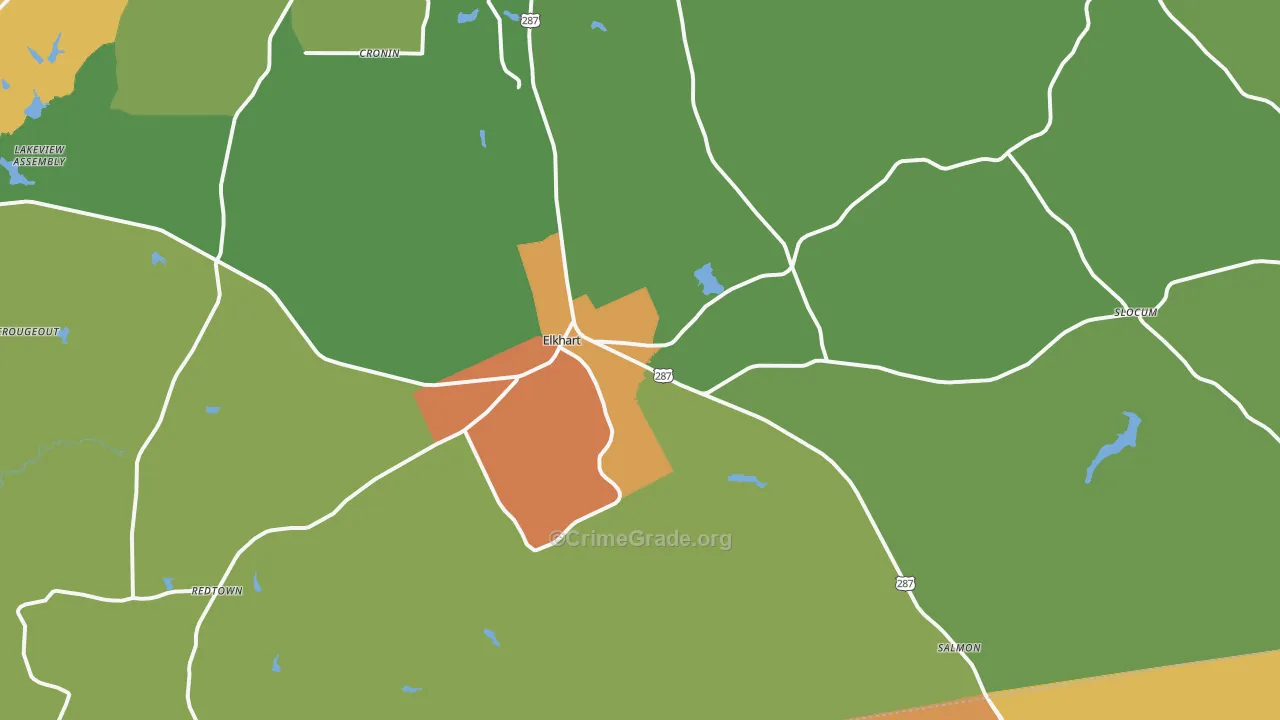 75839, TX Map of Drug-Related Crime Rates