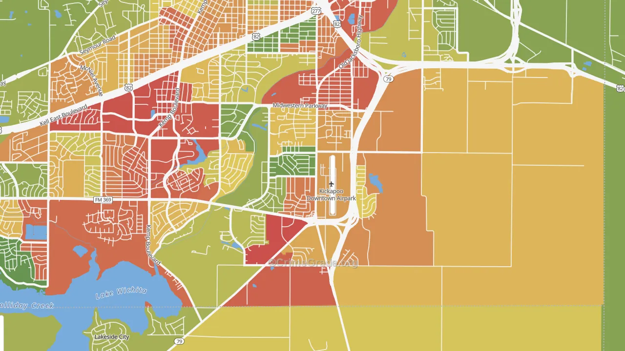 76302, TX Map of Drug-Related Crime Rates