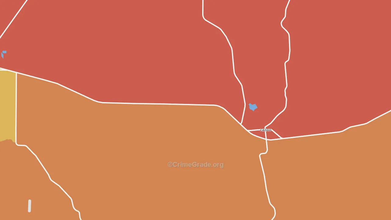 76429, TX Map of Drug-Related Crime Rates