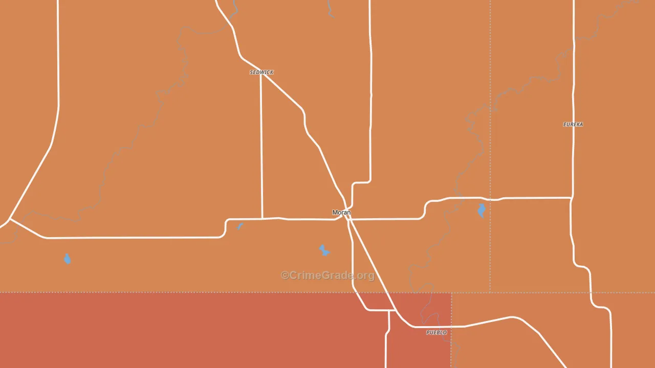 76464, TX Map of Drug-Related Crime Rates