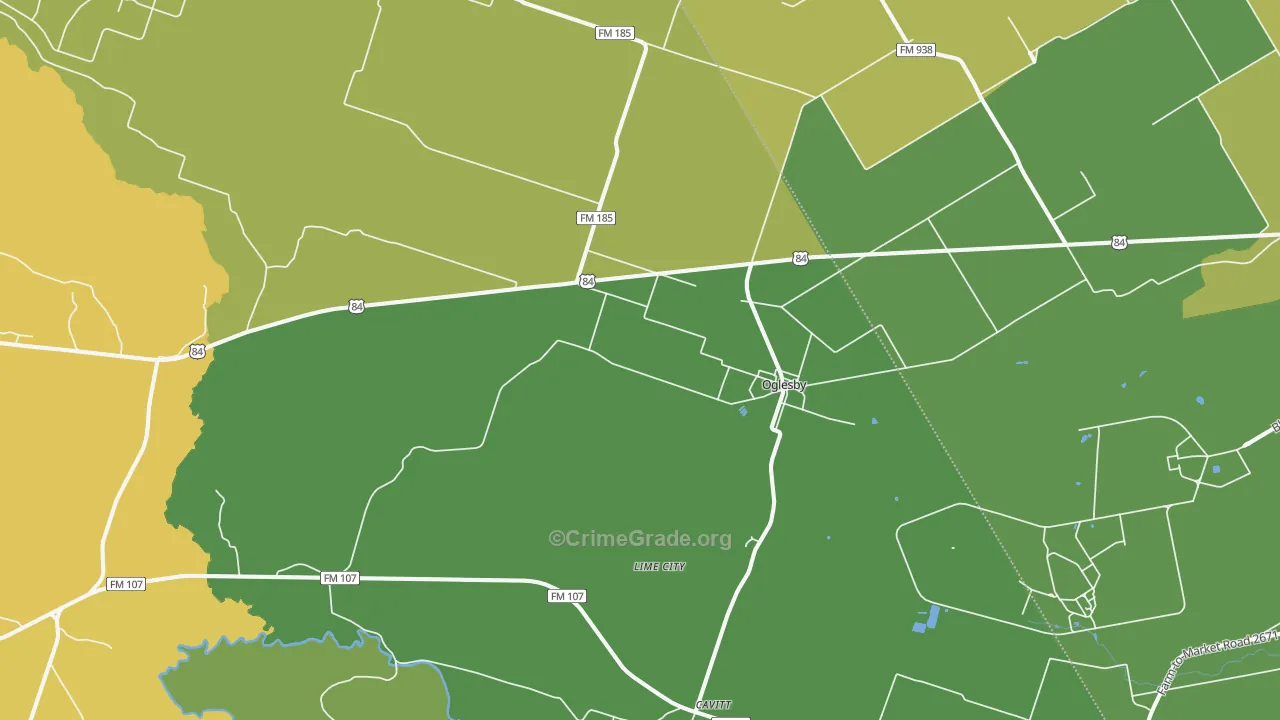 76561, TX Map of Drug-Related Crime Rates