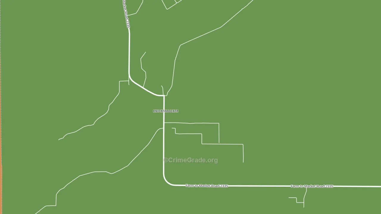 76939, TX Map of Drug-Related Crime Rates