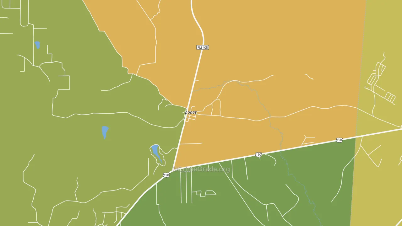 77334, TX Map of Drug-Related Crime Rates