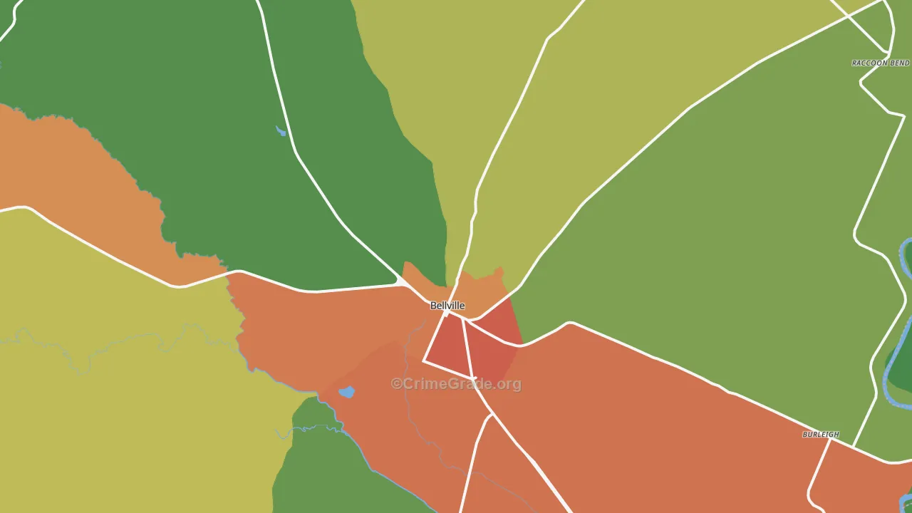 77418, TX Map of Drug-Related Crime Rates