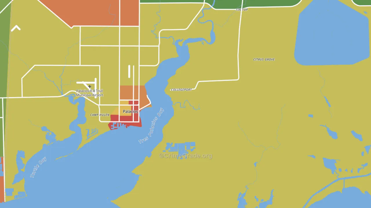 77428, TX Map of Drug-Related Crime Rates