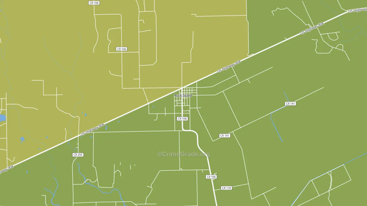 77470, TX Map of Drug-Related Crime Rates
