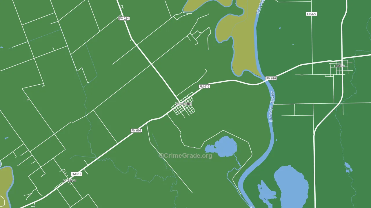 77991, TX Map of Drug-Related Crime Rates