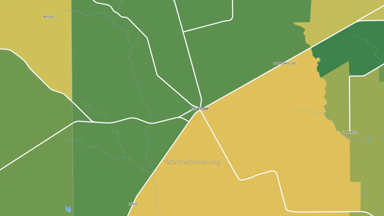 78011, TX Map of Drug-Related Crime Rates