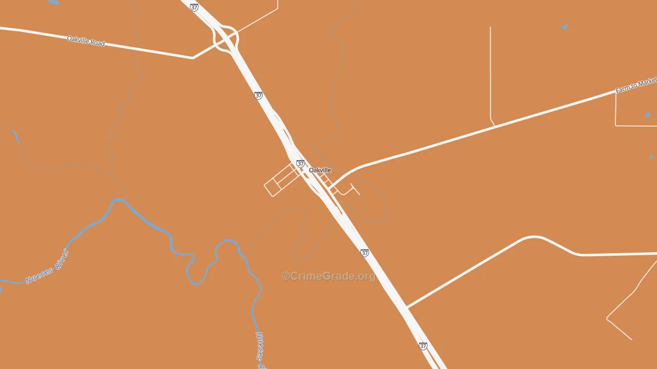 78060, TX Map of Drug-Related Crime Rates