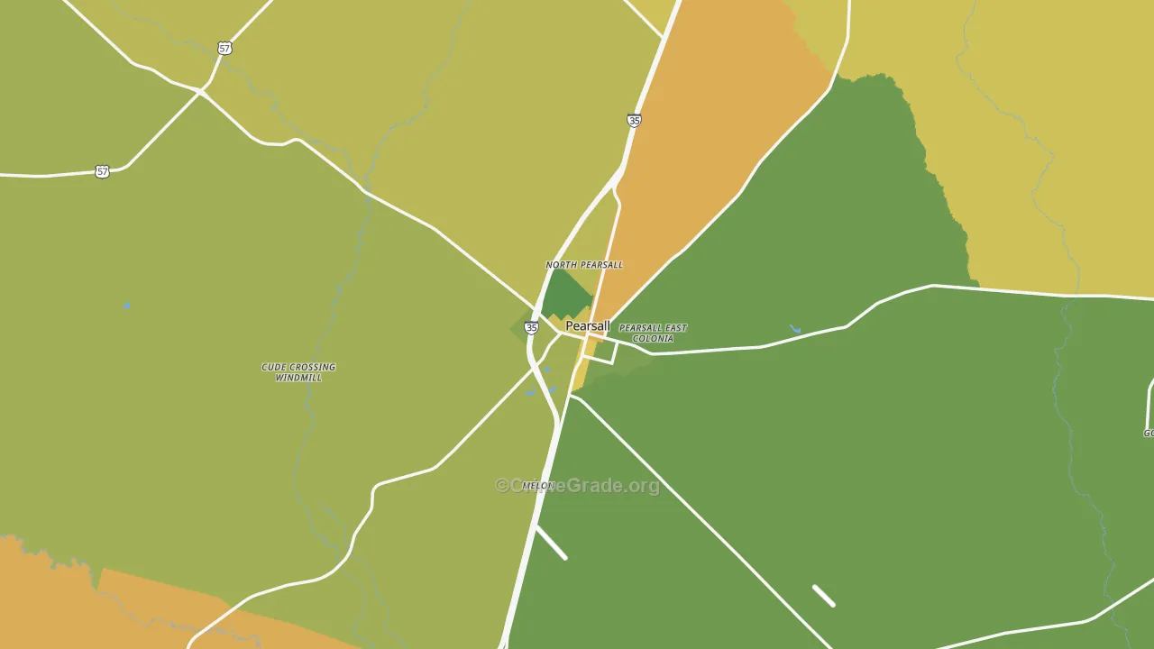 78061, TX Map of Drug-Related Crime Rates