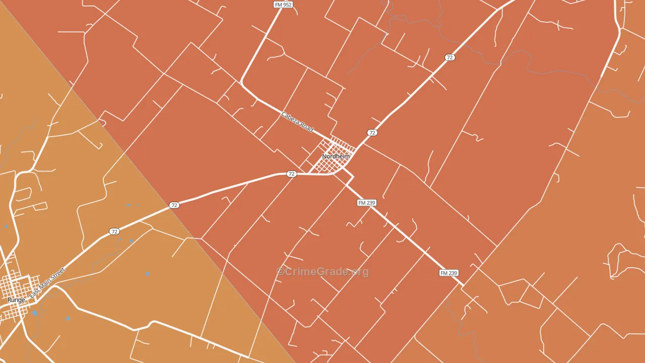 78141, TX Map of Drug-Related Crime Rates