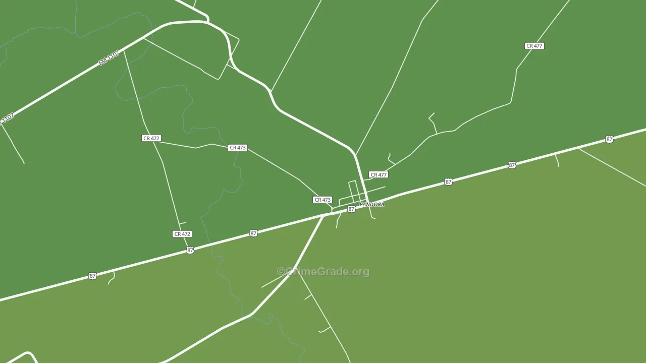 78143, TX Map of Drug-Related Crime Rates