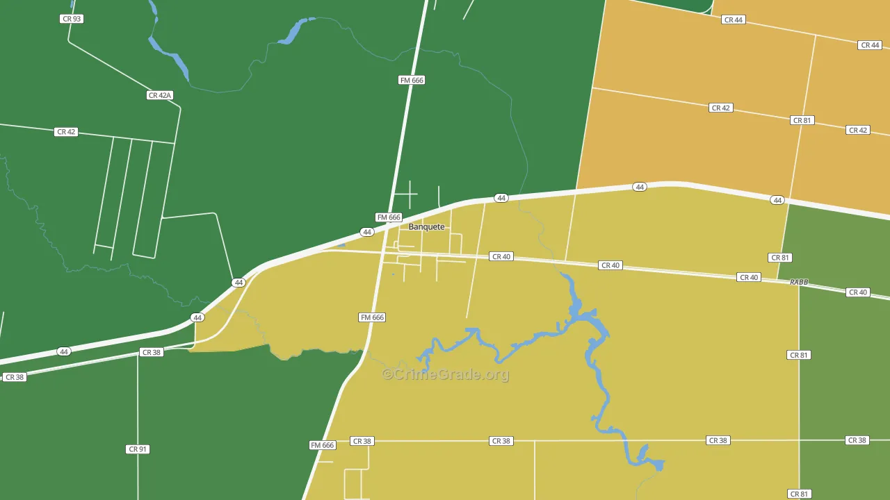 78339, TX Map of Drug-Related Crime Rates