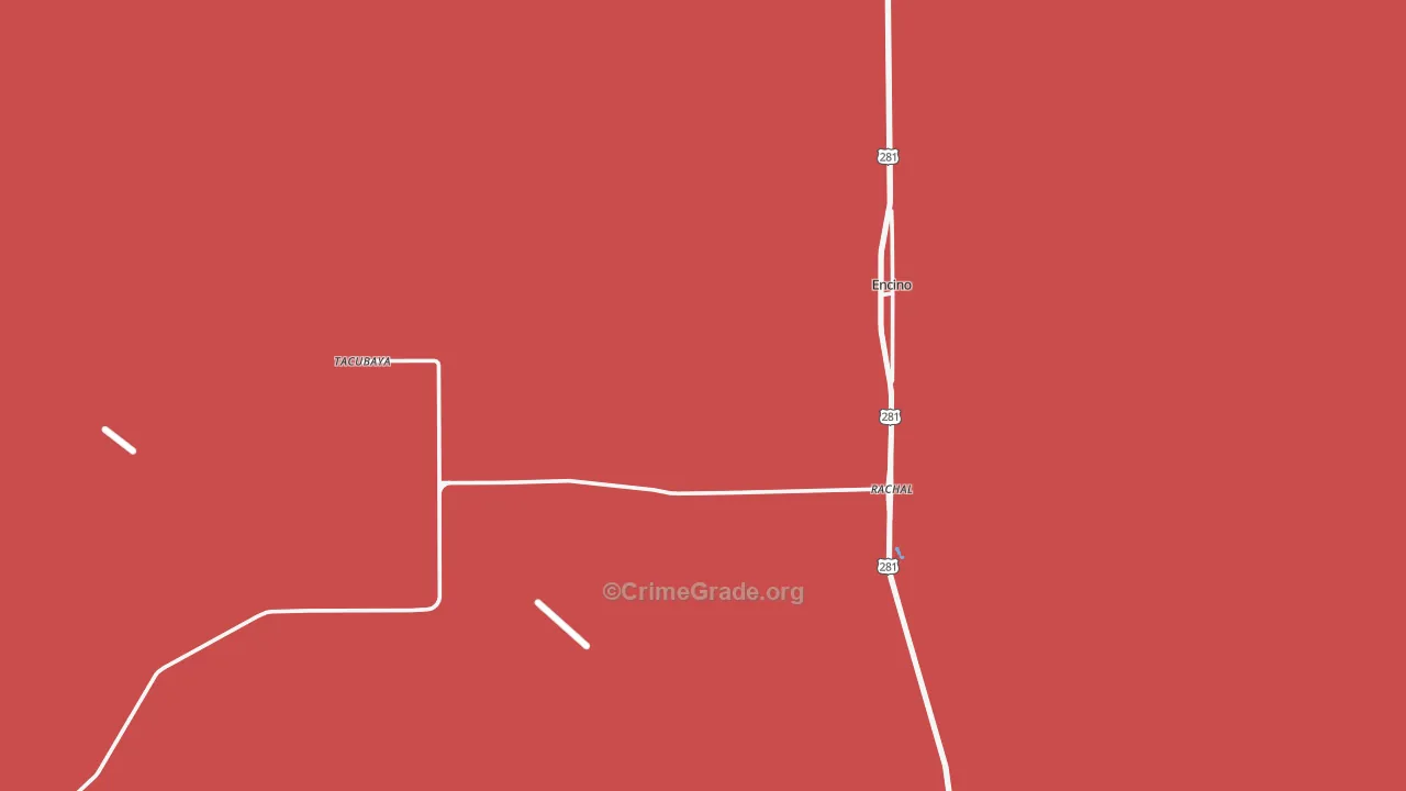 78353, TX Map of Drug-Related Crime Rates