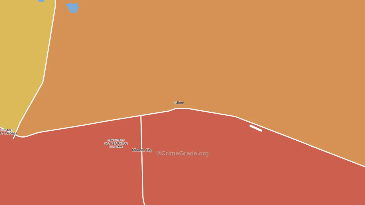 78371, TX Map of Drug-Related Crime Rates