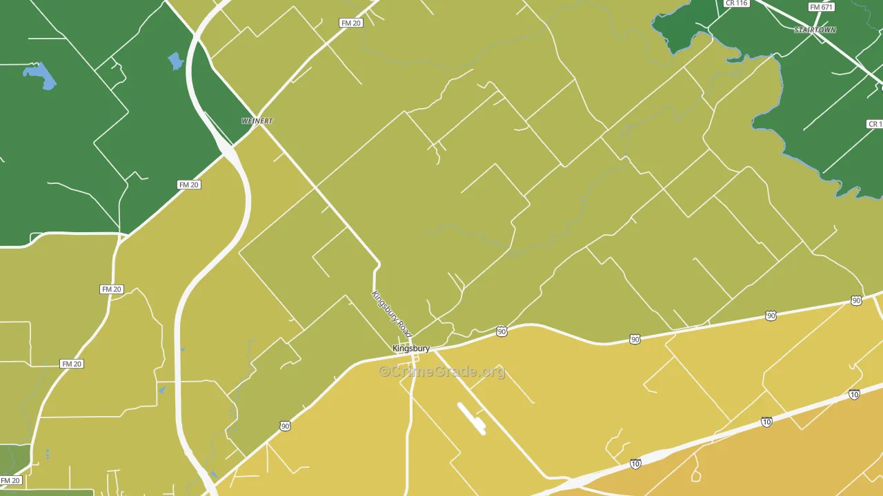 78638, TX Map of Drug-Related Crime Rates