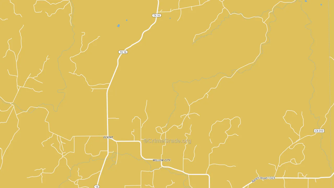 78675, TX Map of Drug-Related Crime Rates