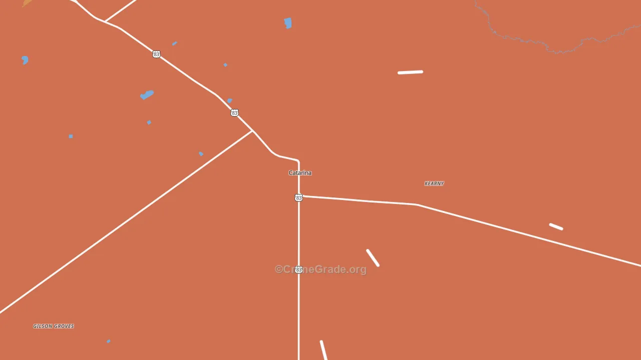 78836, TX Map of Drug-Related Crime Rates