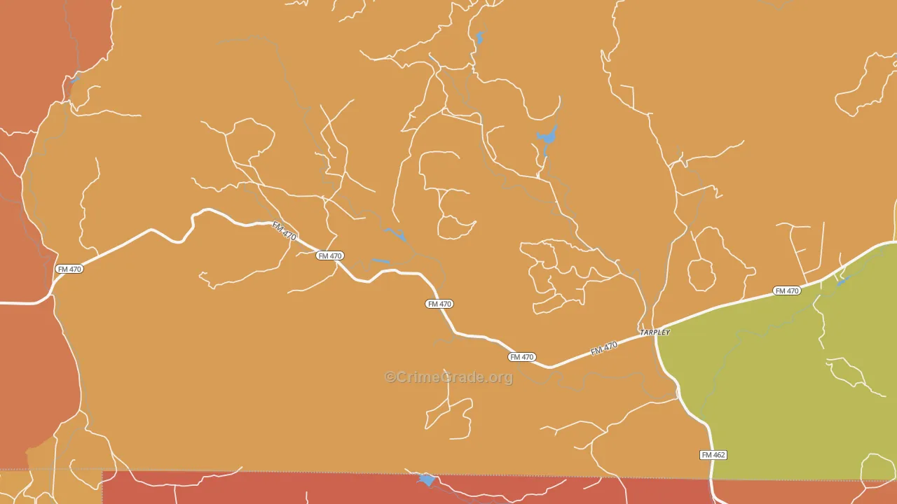 78883, TX Map of Drug-Related Crime Rates