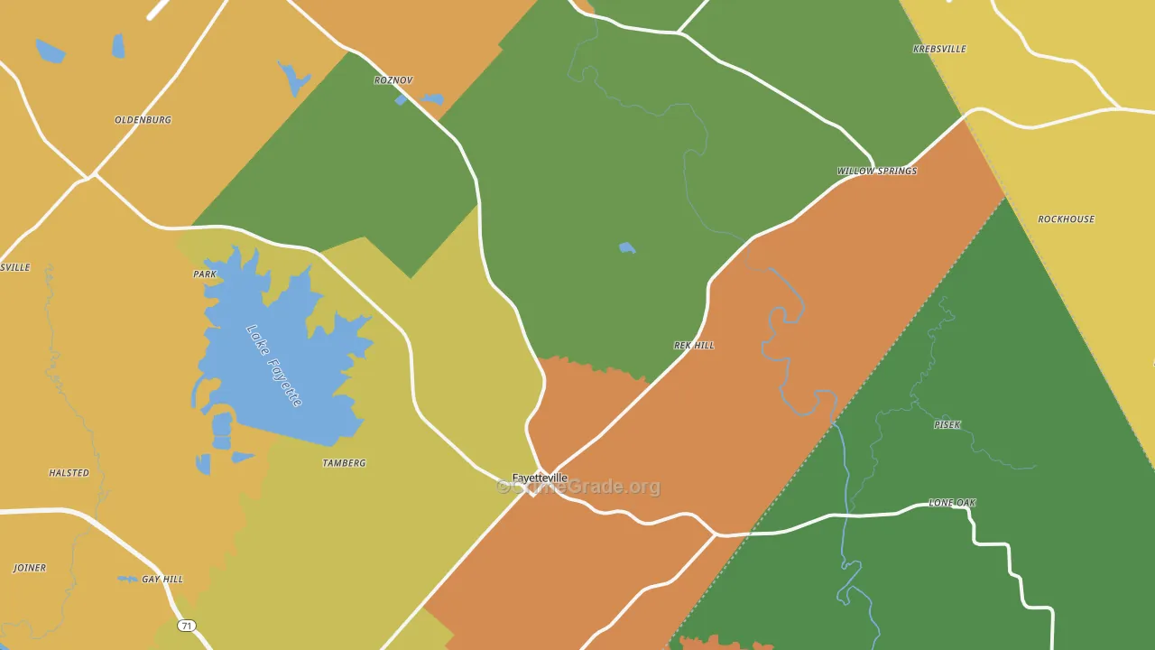 78940, TX Map of Drug-Related Crime Rates