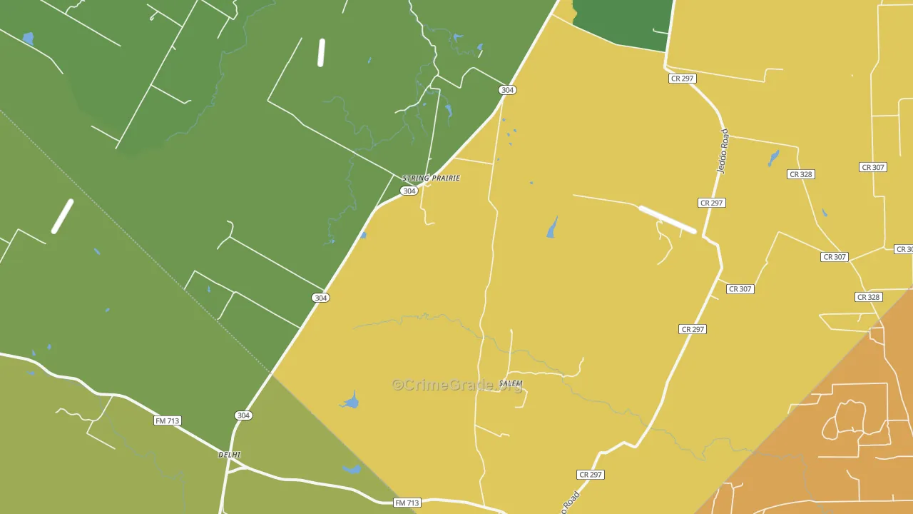 78953, TX Map of Drug-Related Crime Rates