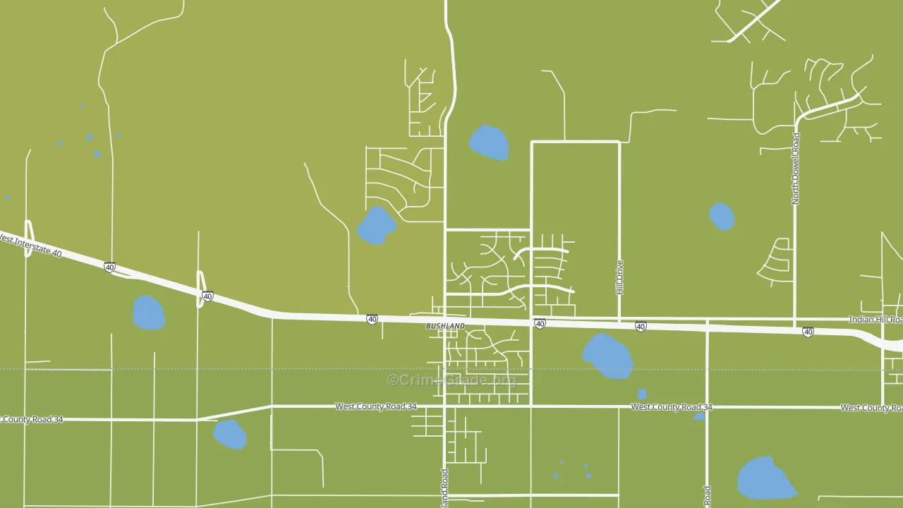 79012, TX Map of Drug-Related Crime Rates