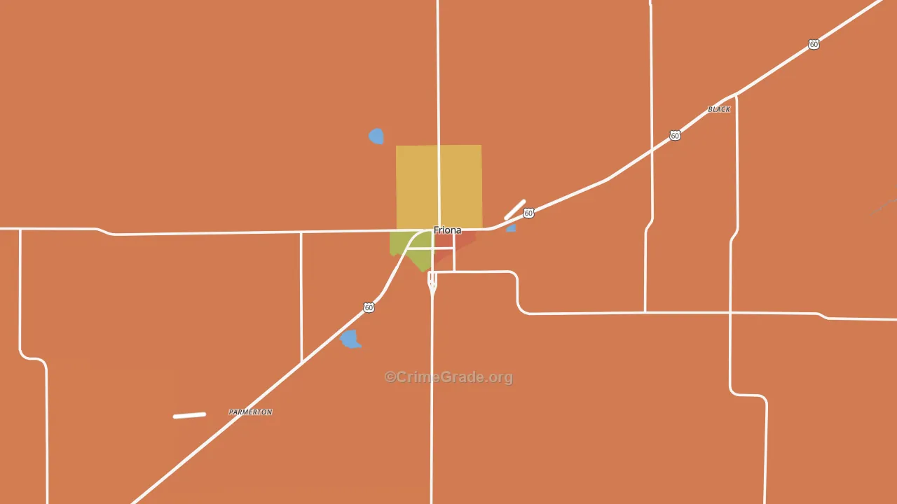 79035, TX Map of Drug-Related Crime Rates
