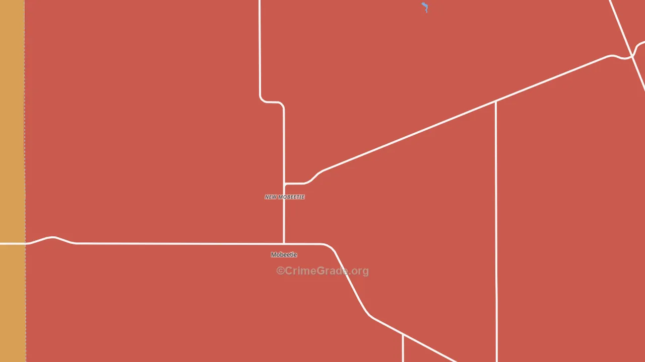 79061, TX Map of Drug-Related Crime Rates