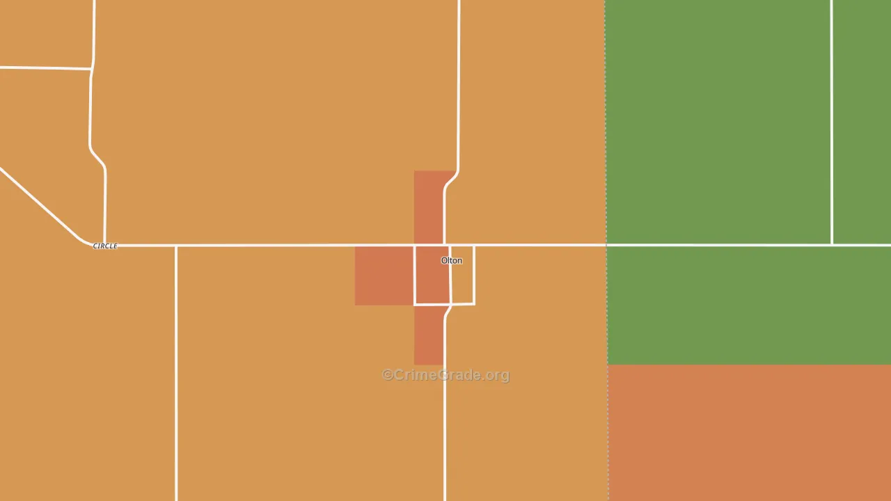 79064, TX Map of Drug-Related Crime Rates