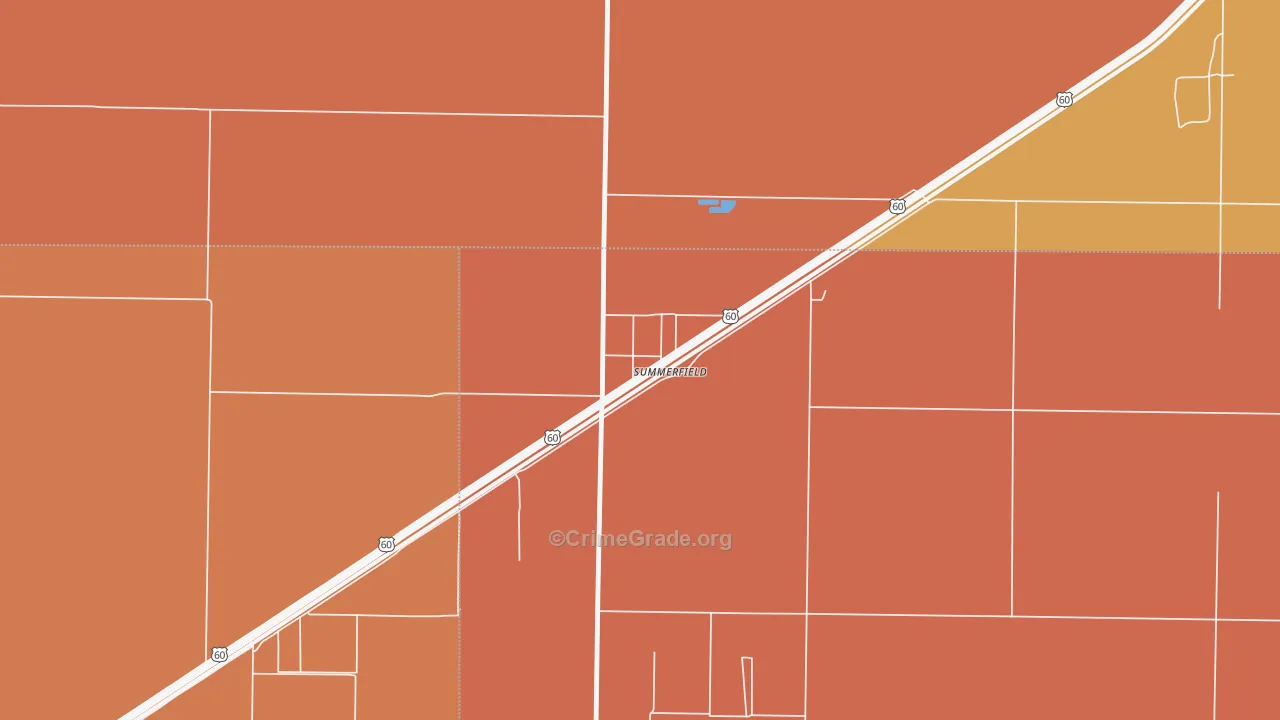 79085, TX Map of Drug-Related Crime Rates