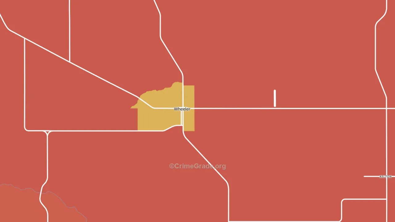 79096, TX Map of Drug-Related Crime Rates
