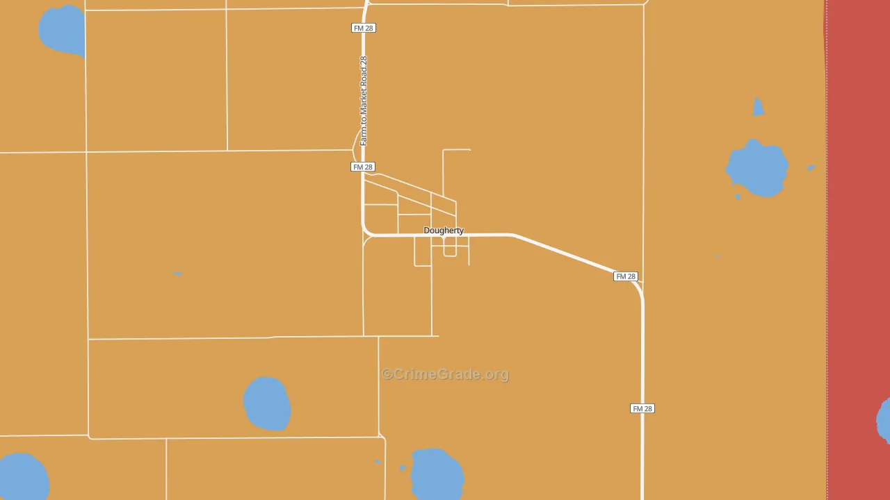 79231, TX Map of Drug-Related Crime Rates