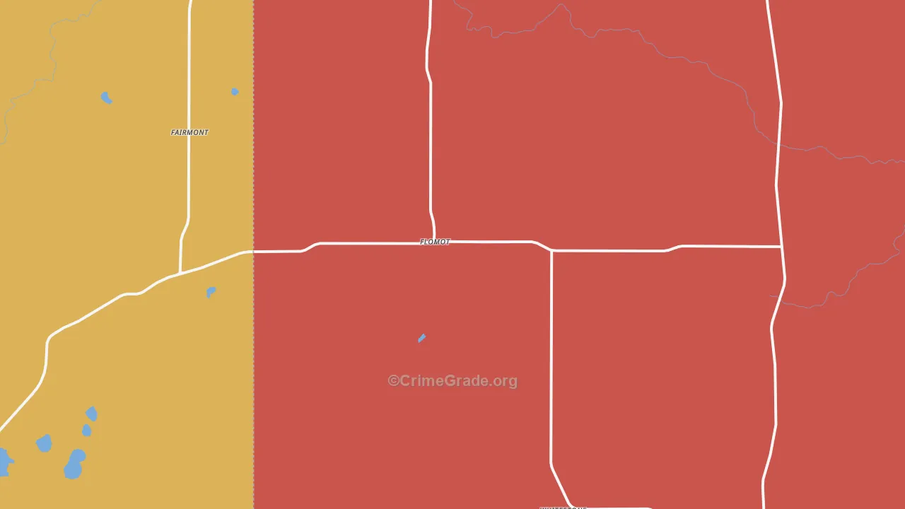 79234, TX Map of Drug-Related Crime Rates