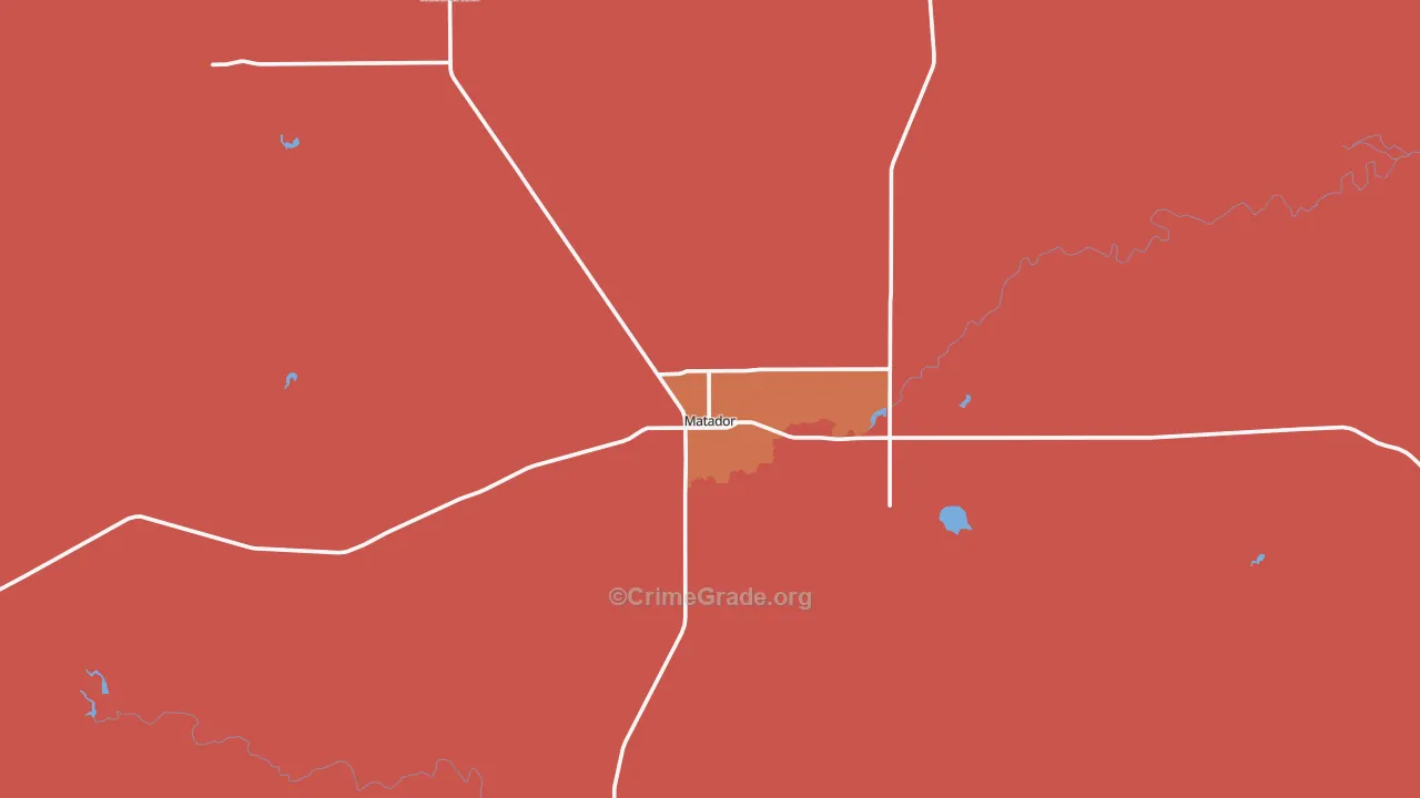 79244, TX Map of Drug-Related Crime Rates