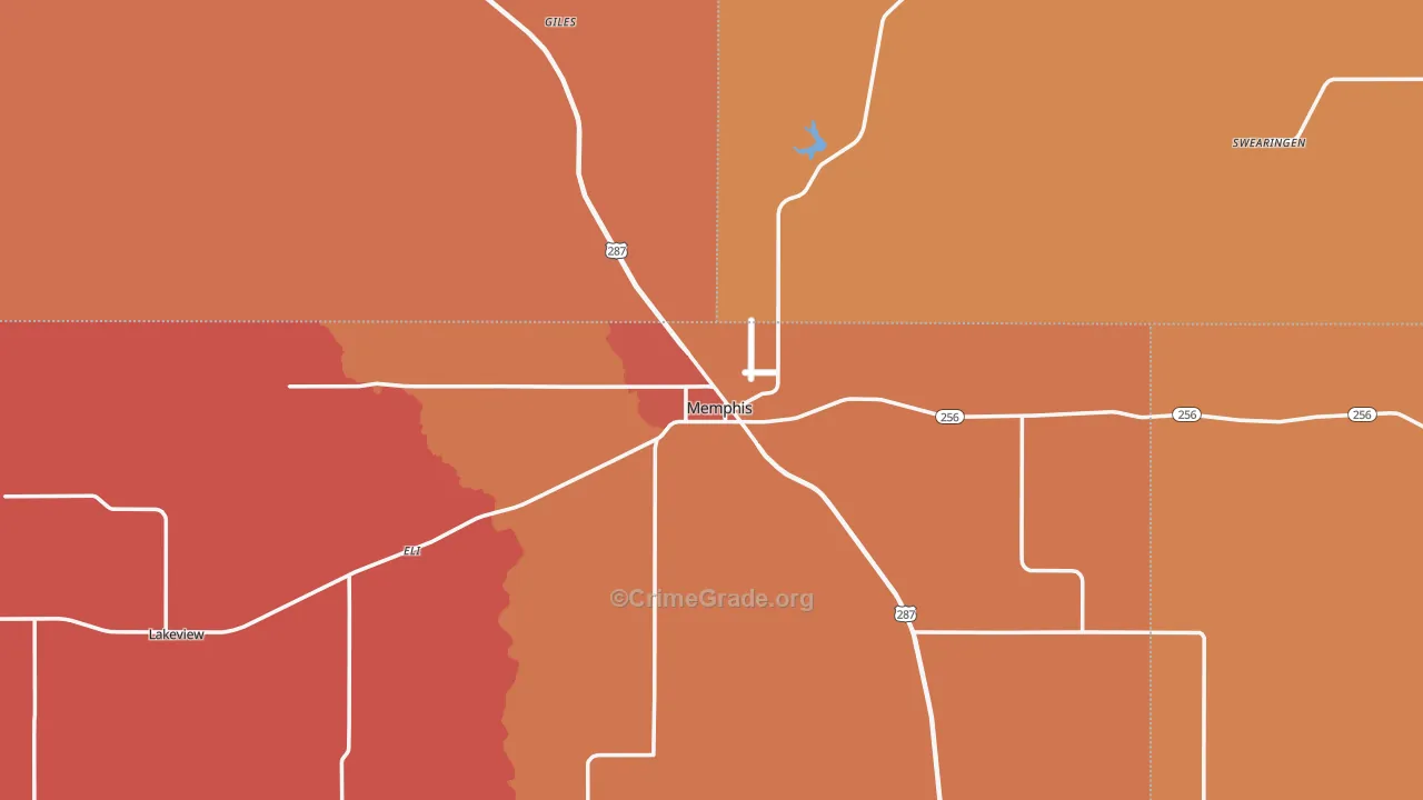 79245, TX Map of Drug-Related Crime Rates