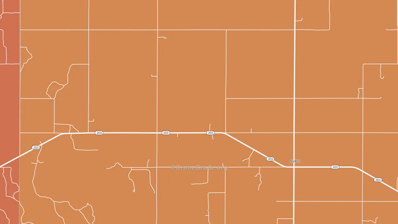 79251, TX Map of Drug-Related Crime Rates