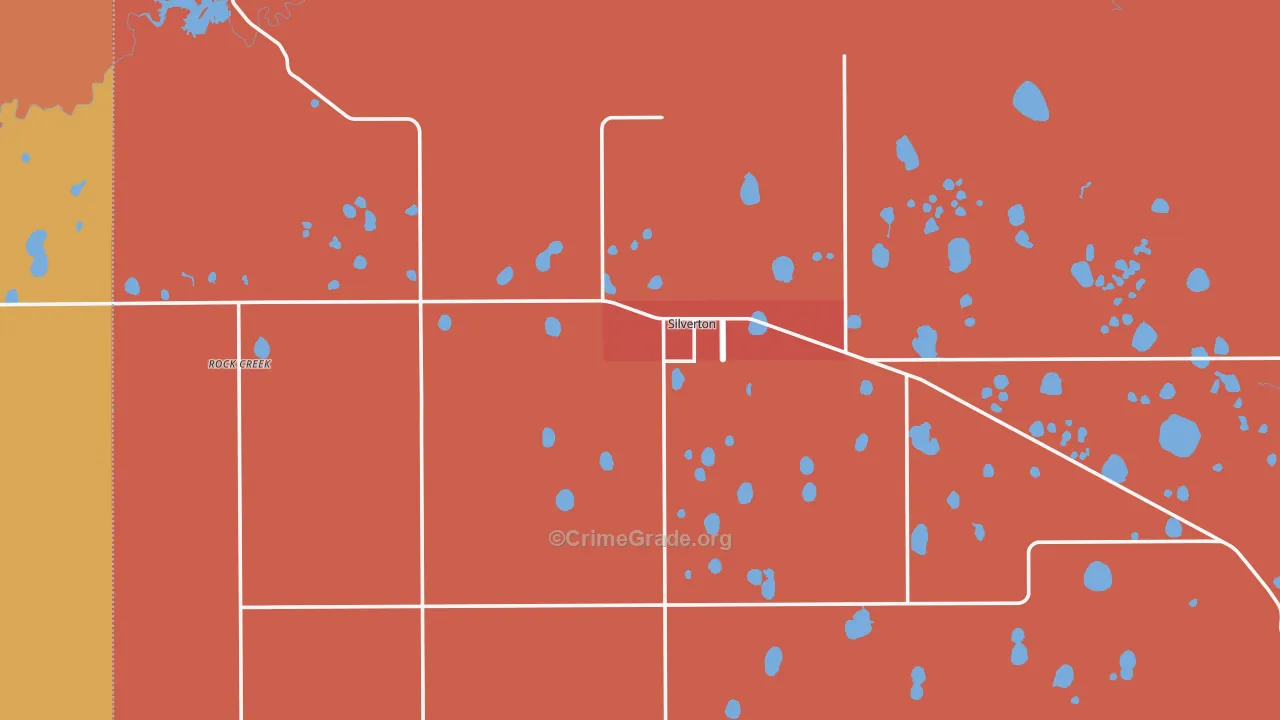 79257, TX Map of Drug-Related Crime Rates
