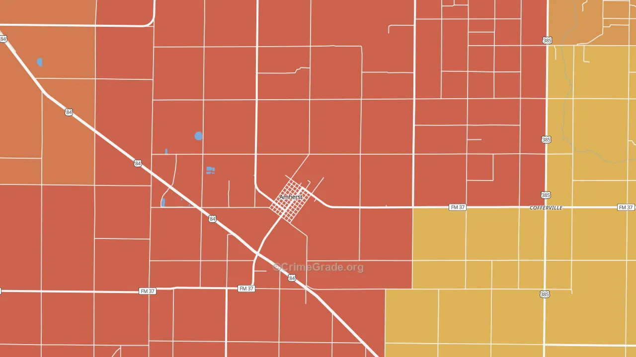 79312, TX Map of Drug-Related Crime Rates