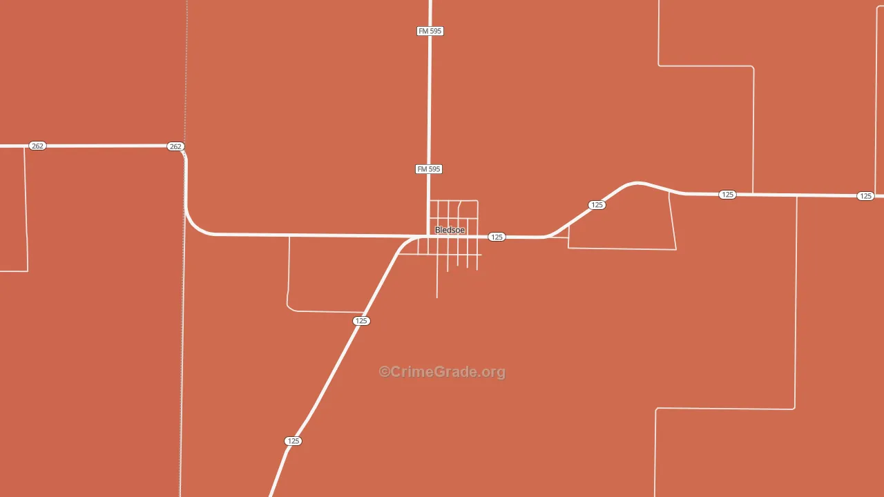 79314, TX Map of Drug-Related Crime Rates