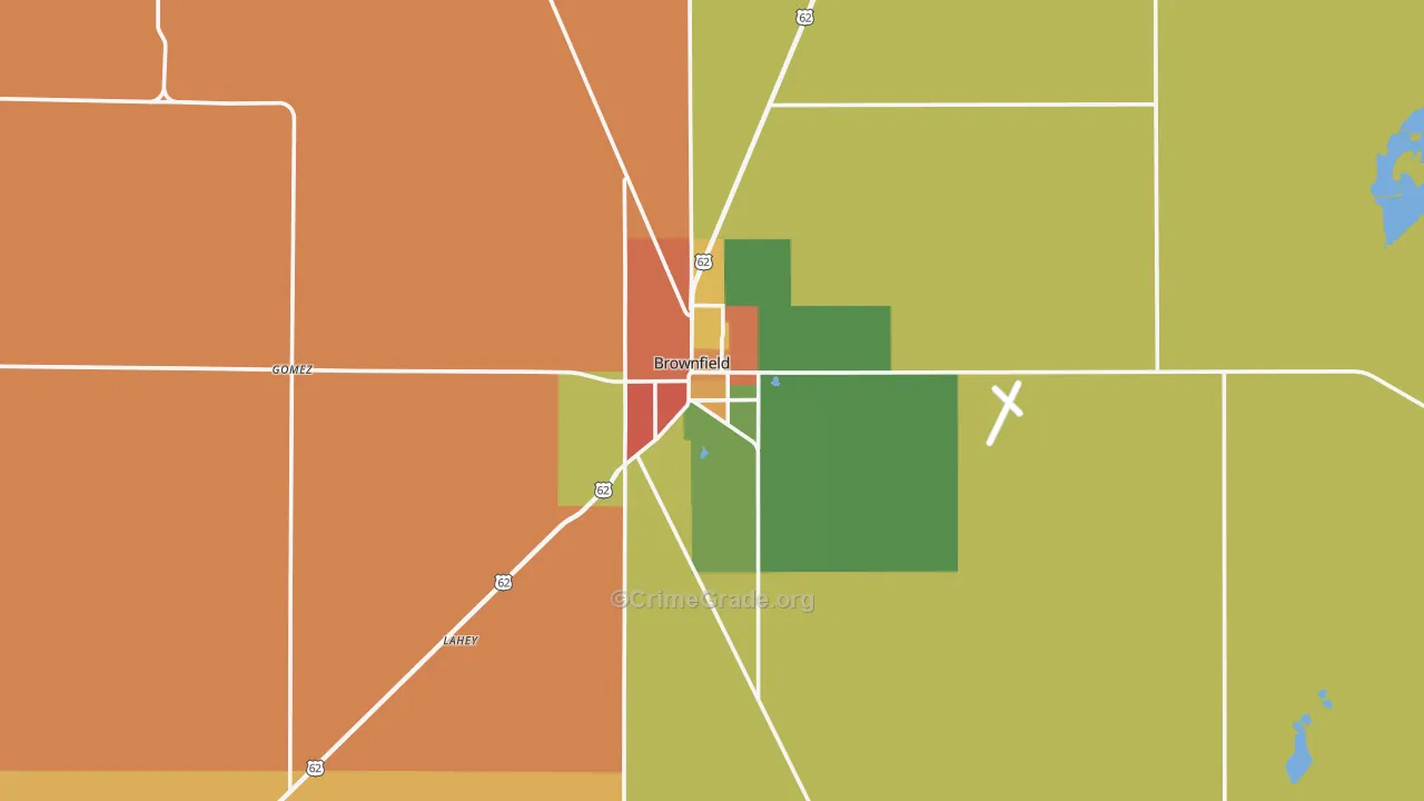 79316, TX Map of Drug-Related Crime Rates