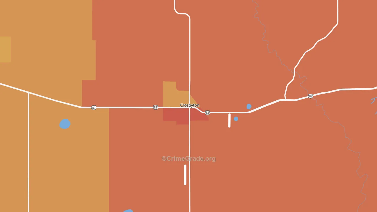 79322, TX Map of Drug-Related Crime Rates