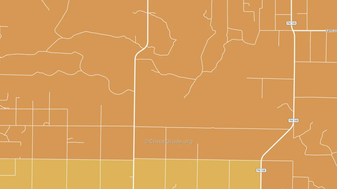 79326, TX Map of Drug-Related Crime Rates