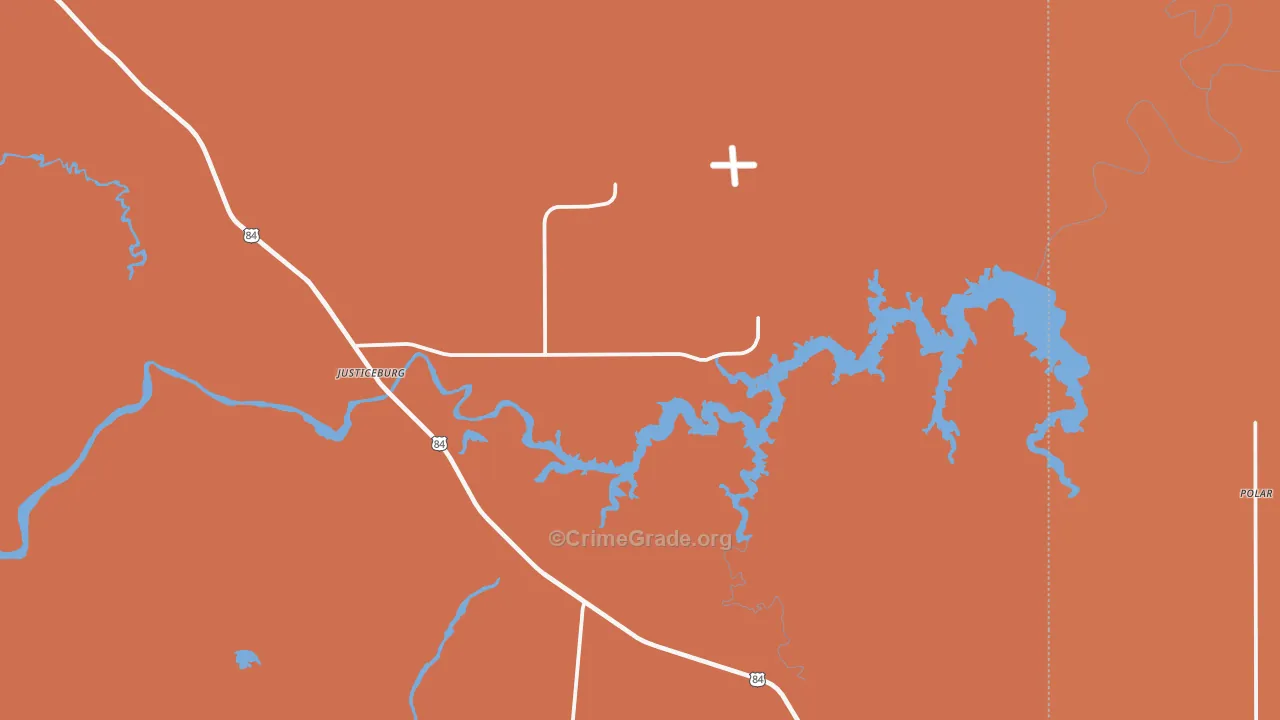 79330, TX Map of Drug-Related Crime Rates