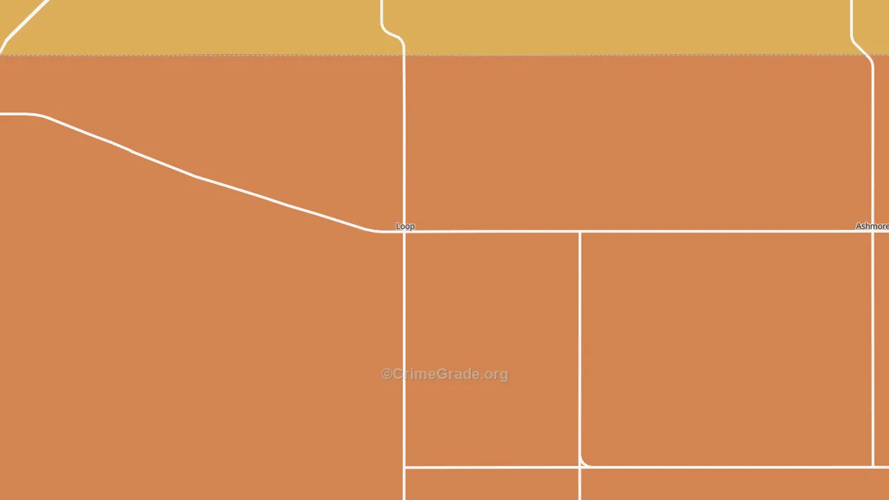 79342, TX Map of Drug-Related Crime Rates