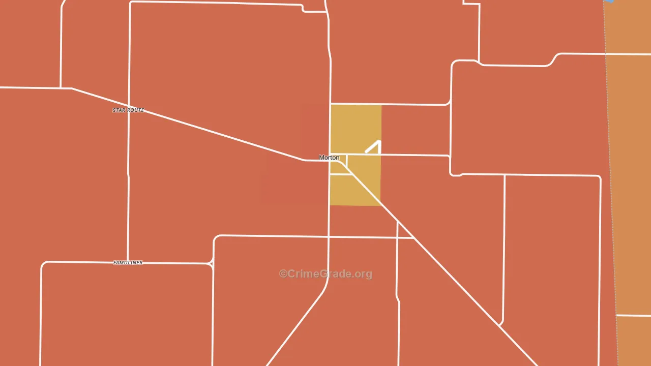 79346, TX Map of Drug-Related Crime Rates
